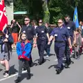 Parading on Lambseth Street, A Trip to the Office and the Mayor-Making Parade, Eye, Suffolk - 4th June 2016