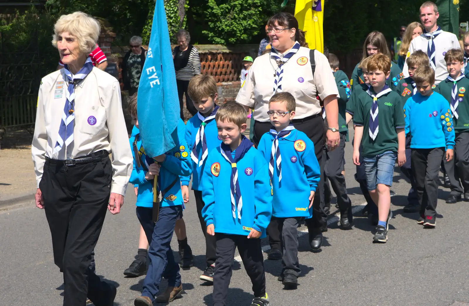 Fred and his gang, from A Trip to the Office and the Mayor-Making Parade, Eye, Suffolk - 4th June 2016