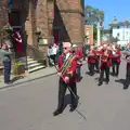 The Gislingham Silver Band outside the town hall, A Trip to the Office and the Mayor-Making Parade, Eye, Suffolk - 4th June 2016