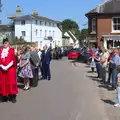 The new mayor is out on the street, A Trip to the Office and the Mayor-Making Parade, Eye, Suffolk - 4th June 2016