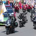 The Christian bikers in action, A Trip to the Office and the Mayor-Making Parade, Eye, Suffolk - 4th June 2016