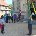 The mayor walks through a guard of honour, A Trip to the Office and the Mayor-Making Parade, Eye, Suffolk - 4th June 2016