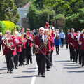The Gislingham Silver Band on Castle Street, A Trip to the Office and the Mayor-Making Parade, Eye, Suffolk - 4th June 2016