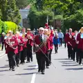 The Gislingham Silver Band on Castle Street, A Trip to the Office and the Mayor-Making Parade, Eye, Suffolk - 4th June 2016