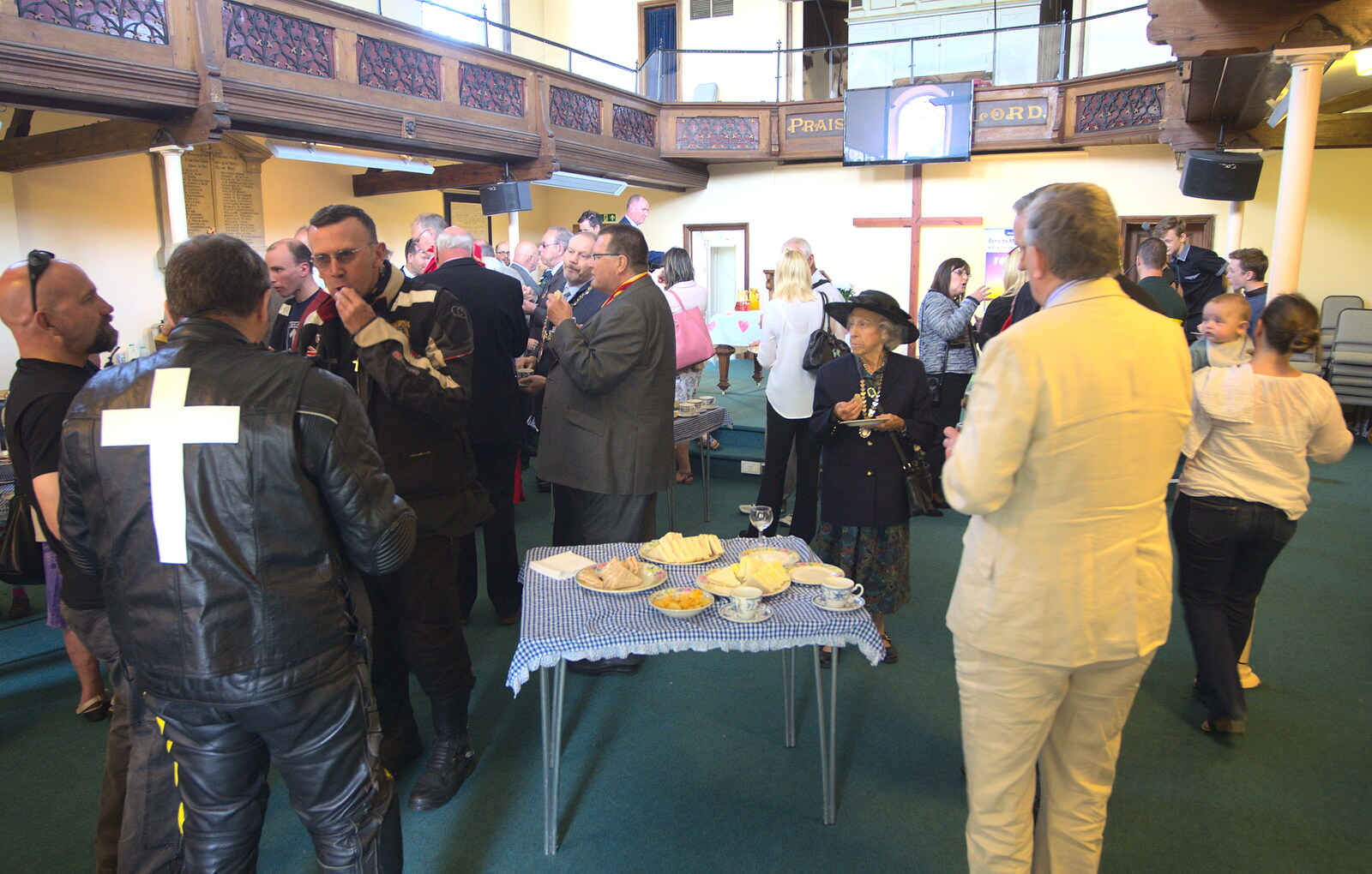 Cakes and biscuits in the Vine church from A Trip to the Office and the Mayor-Making Parade, Eye, Suffolk - 4th June 2016
