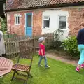 Harry in the Alms House back garden, The BBs at Fersfield, Norfolk - 11th June 2016