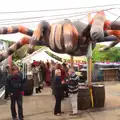 A massive inflatable spider lurks, The BBs at Fersfield, Norfolk - 11th June 2016