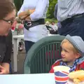 Harry chats to Suey, The Queen's Village Hall Birthday, Brome, Suffolk - 12th June 2016