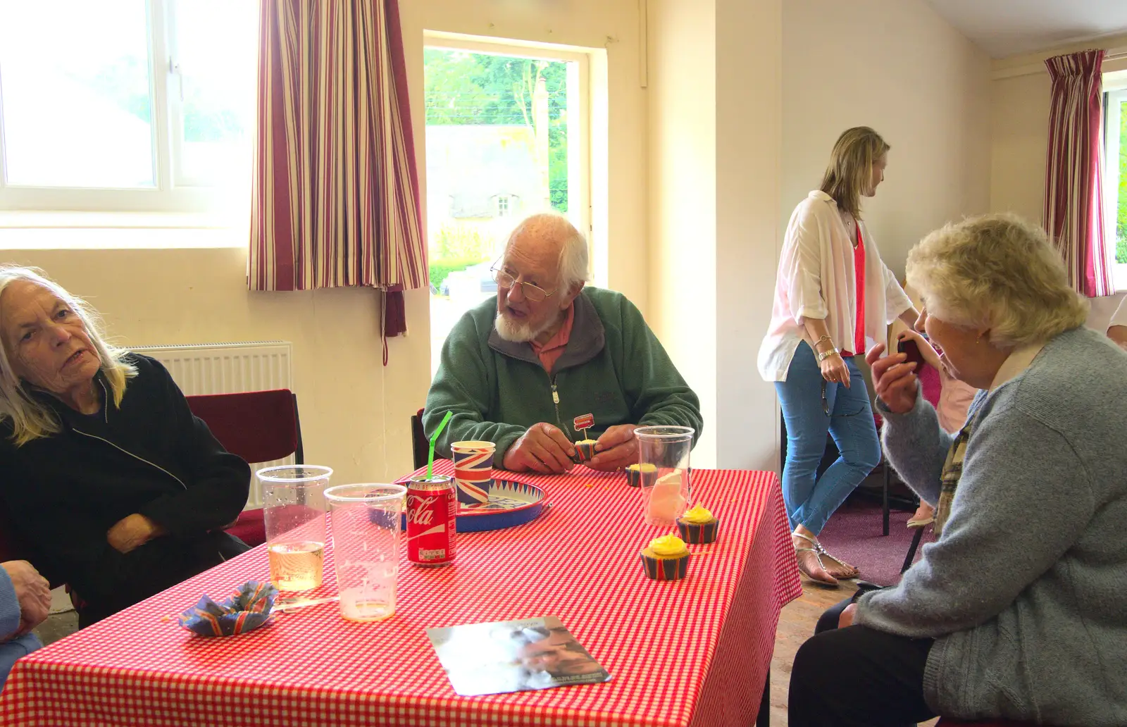 The olds in the hall, from The Queen's Village Hall Birthday, Brome, Suffolk - 12th June 2016