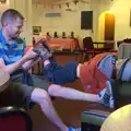 Harry pretends to be a bridge, The Queen's Village Hall Birthday, Brome, Suffolk - 12th June 2016