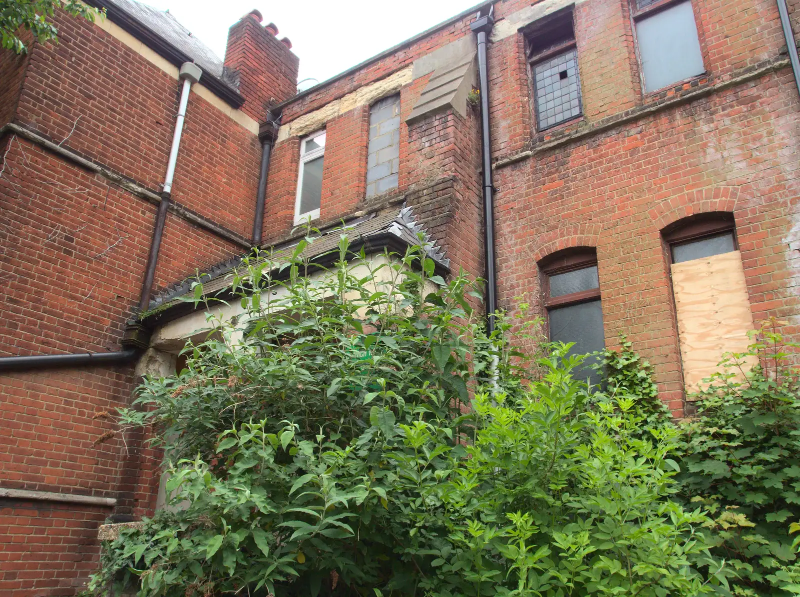 Derelict church buildings, from Caoimhe the Shoe's Desk, Highbury, London - 18th June 2016