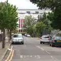 The old Arsenal football stadium, Caoimhe the Shoe's Desk, Highbury, London - 18th June 2016