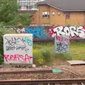 More graffiti near Bethnal Green, A Trip to Norwich and Diss Markets, Norfolk - 25th June 2016