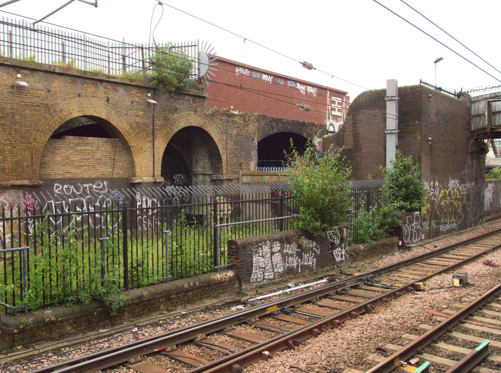 Brick arches near Brick Lane, from A Trip to Norwich and Diss Markets, Norfolk - 25th June 2016