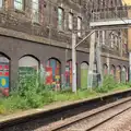 The Olympic flags near Liverpool Street, A Trip to Norwich and Diss Markets, Norfolk - 25th June 2016