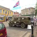 A US Army vehicle on the market place, A Trip to Norwich and Diss Markets, Norfolk - 25th June 2016