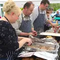 Pig is served, Thrandeston Pig, Little Green, Thrandeston, Suffolk - 26th June 2016