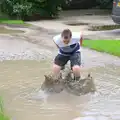 Matthew makes a splash, Thrandeston Pig, Little Green, Thrandeston, Suffolk - 26th June 2016