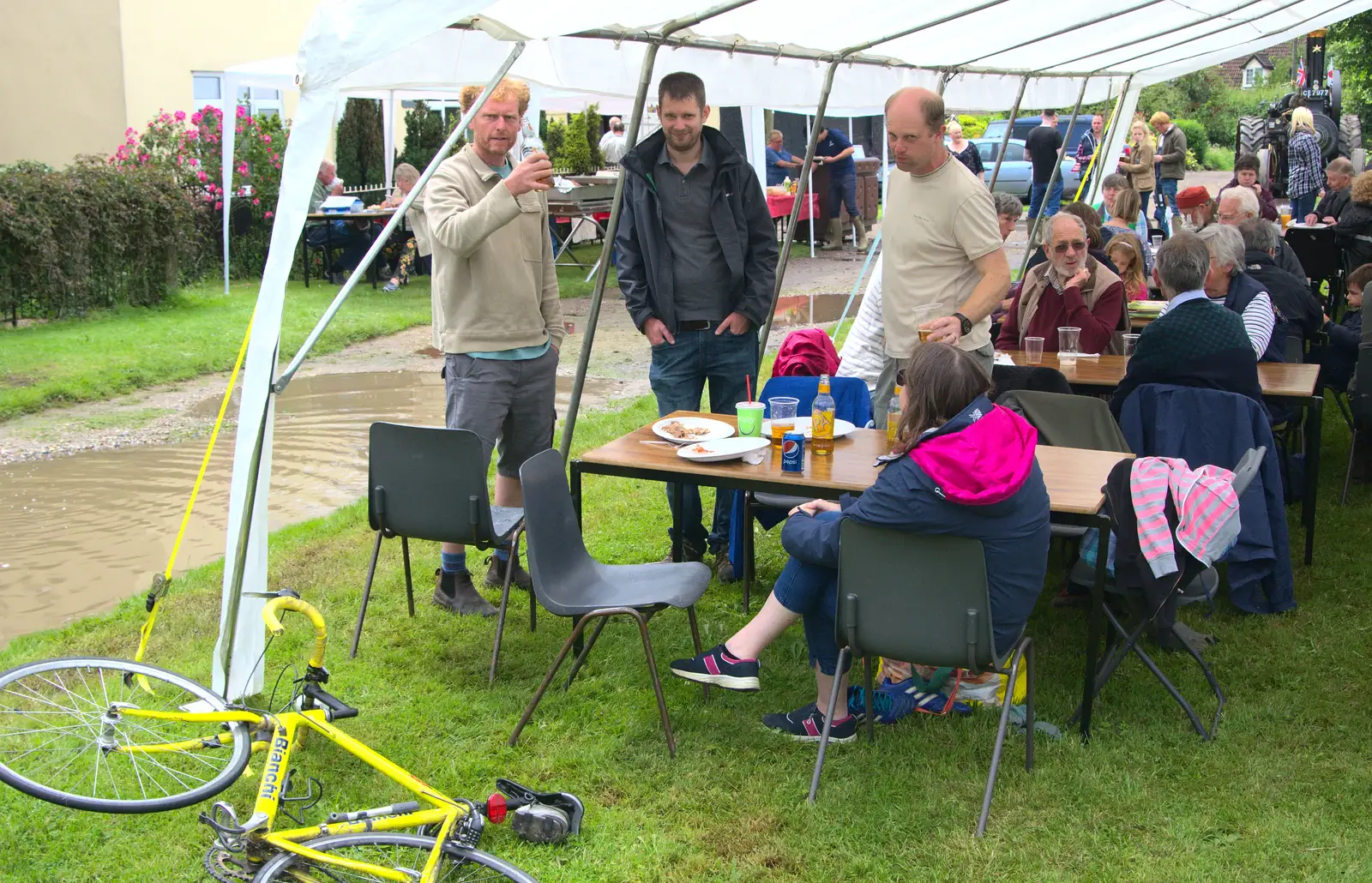 Wavy, Phil and Paul, from Thrandeston Pig, Little Green, Thrandeston, Suffolk - 26th June 2016