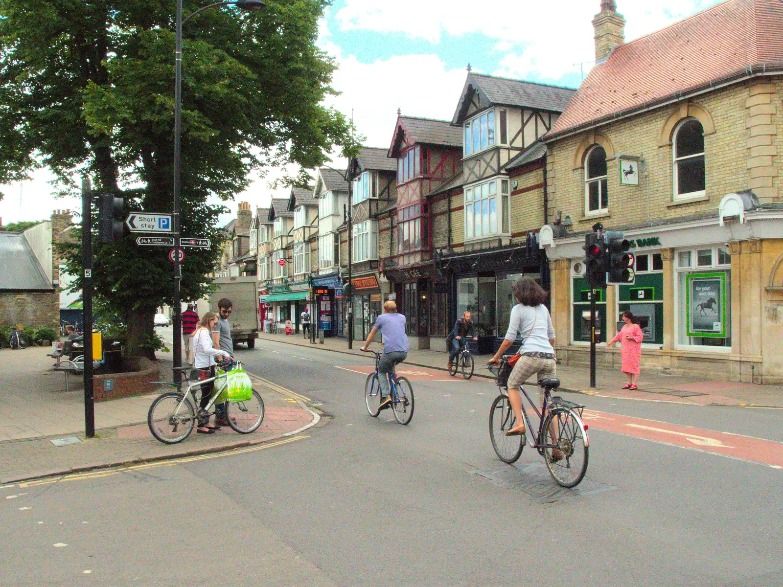 We stop by on Mill Road, which is still doing its thing, from Back in the 'Bridge: an Anniversary, Cambridge - 3rd July 2016