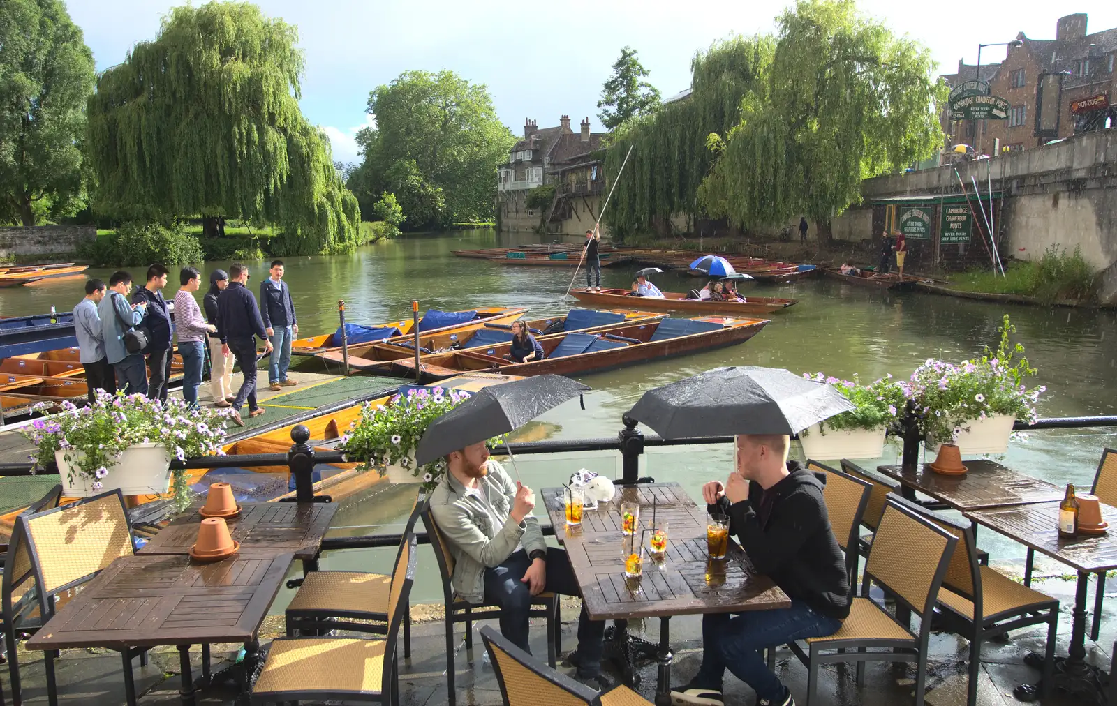 The rain stops, from Back in the 'Bridge: an Anniversary, Cambridge - 3rd July 2016