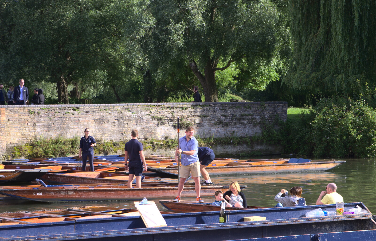 Back in the 'Bridge: an Anniversary, Cambridge - 3rd July 2016: More punting