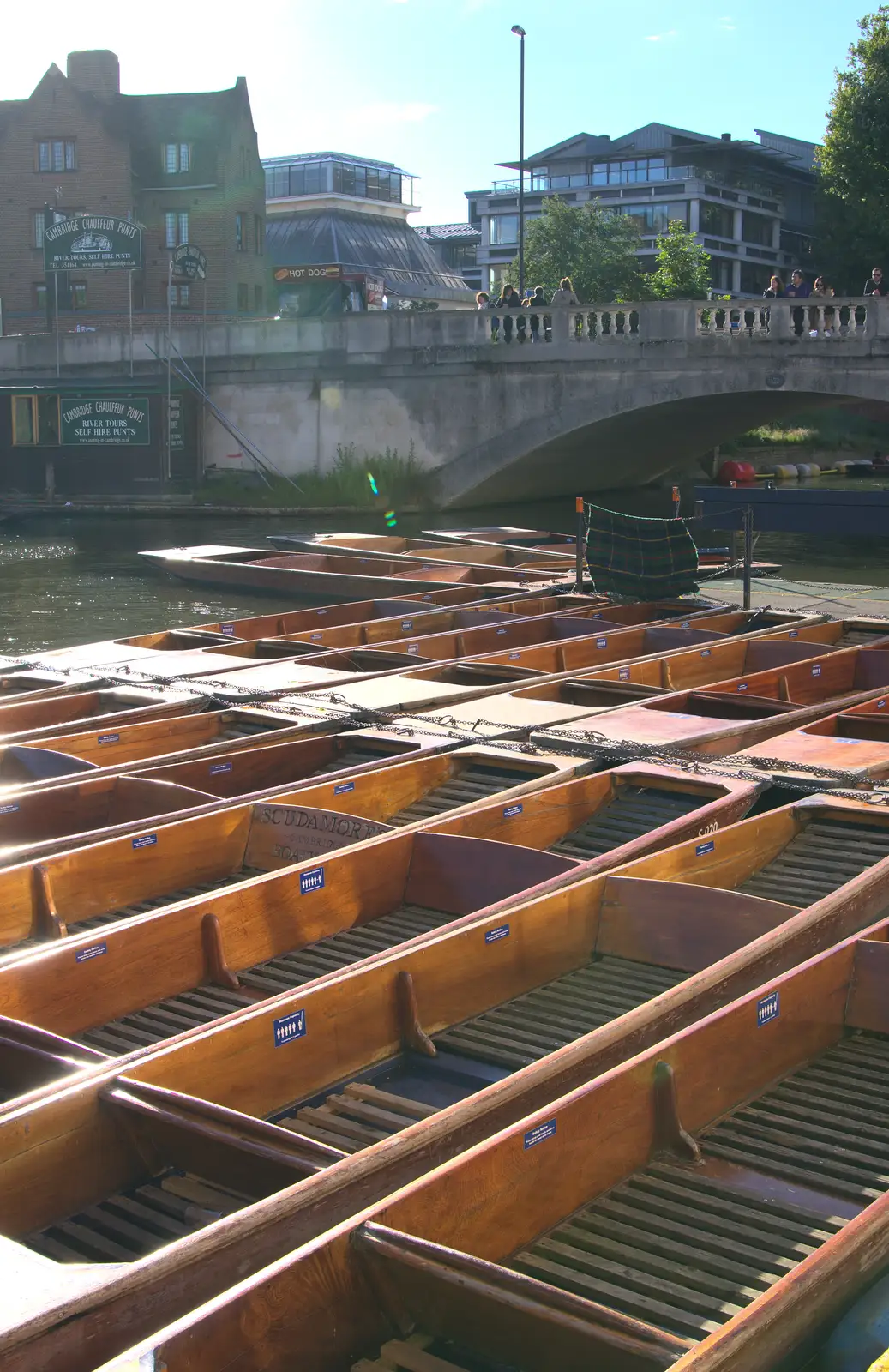 Scudamore's punts on the Cam, from Back in the 'Bridge: an Anniversary, Cambridge - 3rd July 2016