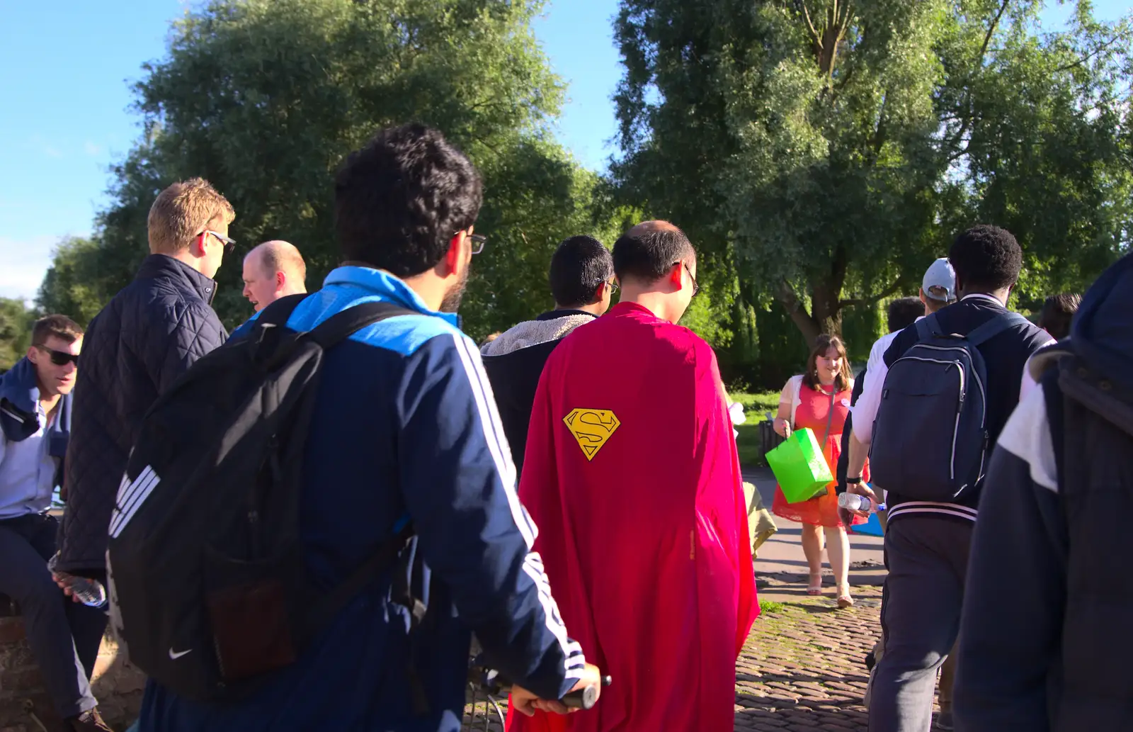 Superman roams around, from Back in the 'Bridge: an Anniversary, Cambridge - 3rd July 2016