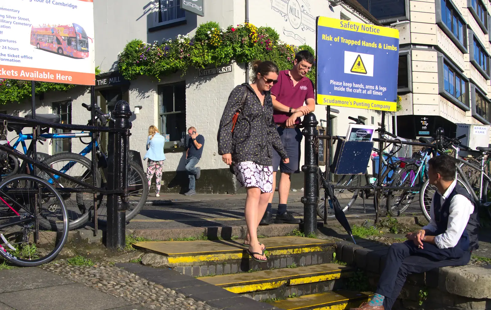 Isobel roams around, from Back in the 'Bridge: an Anniversary, Cambridge - 3rd July 2016