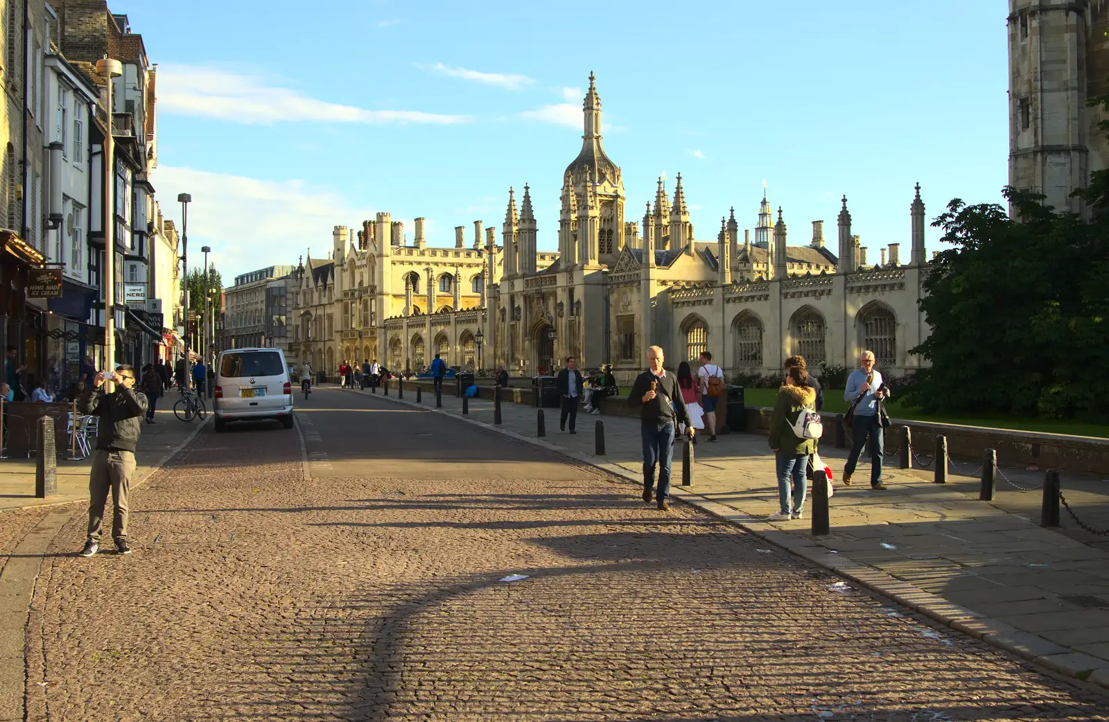 Looking down King's Parade, from Back in the 'Bridge: an Anniversary, Cambridge - 3rd July 2016