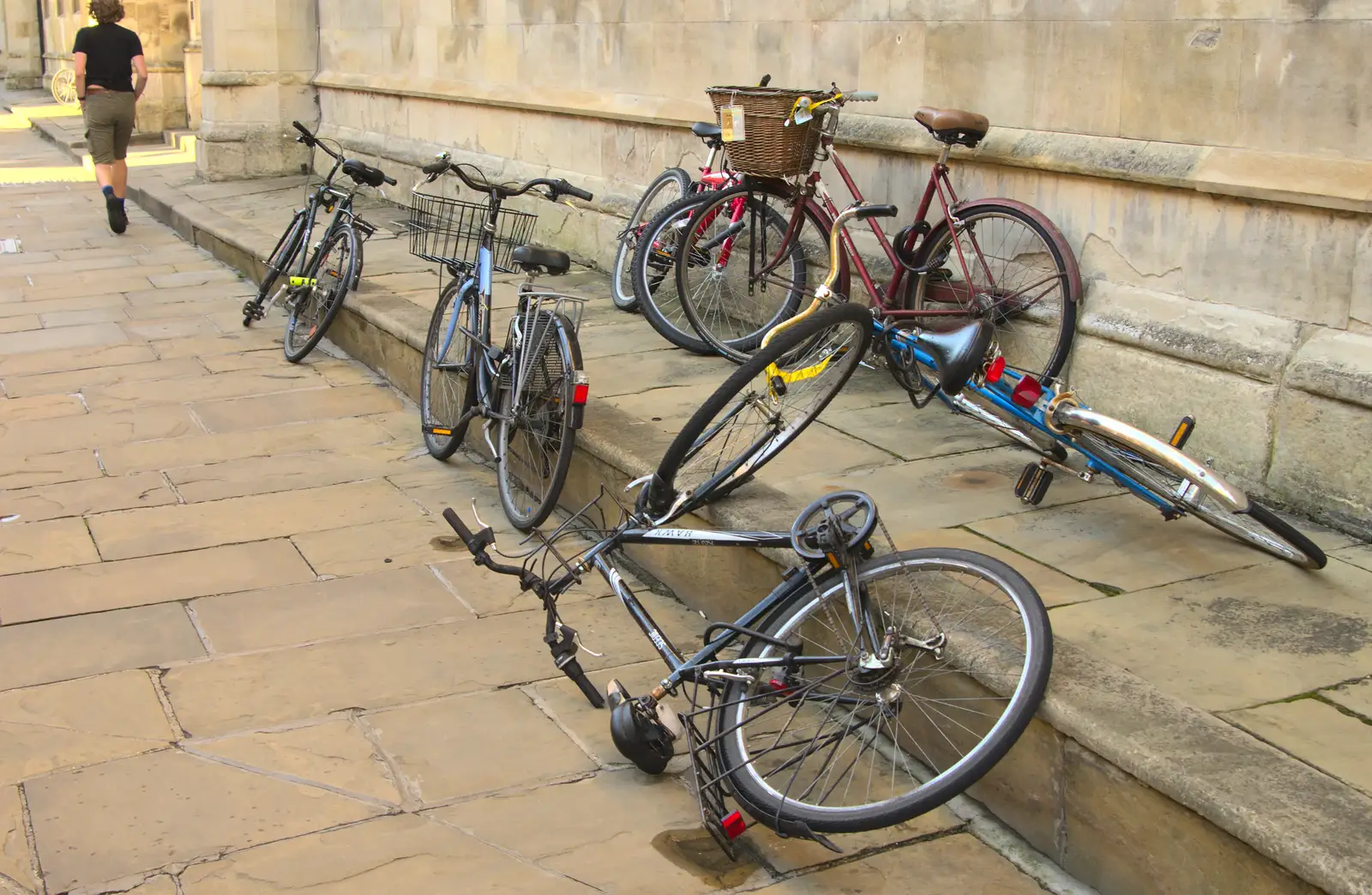 As Isobel said: Cambridge bike chaos, from Back in the 'Bridge: an Anniversary, Cambridge - 3rd July 2016