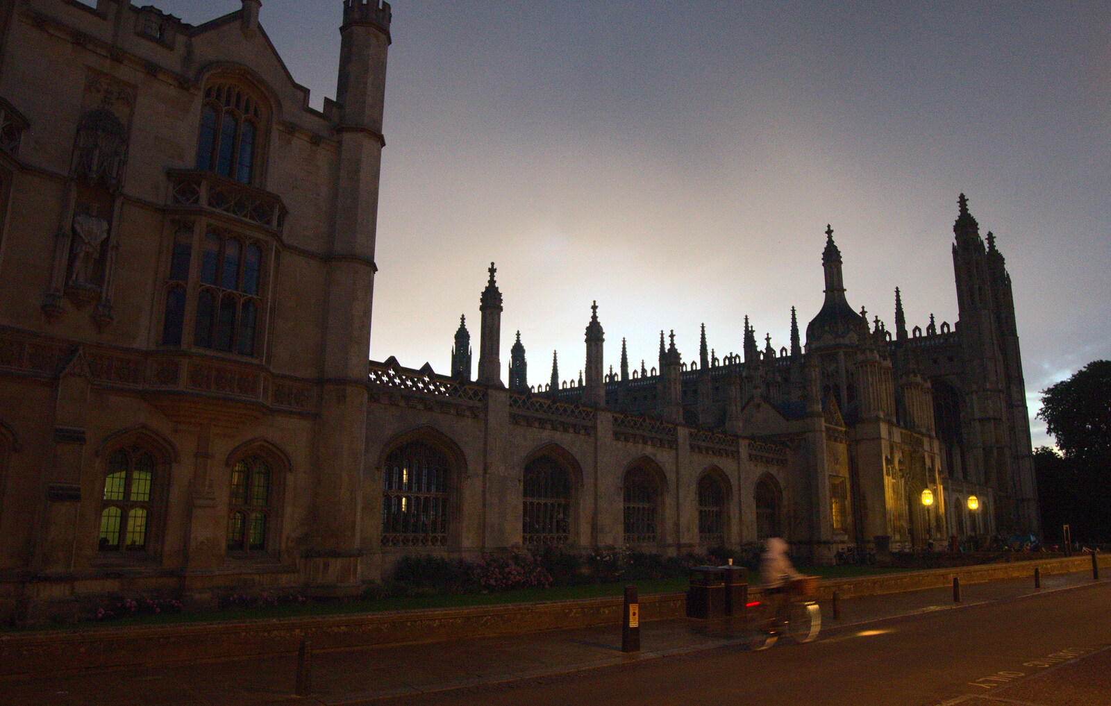 Back in the 'Bridge: an Anniversary, Cambridge - 3rd July 2016: King's College in the dusk