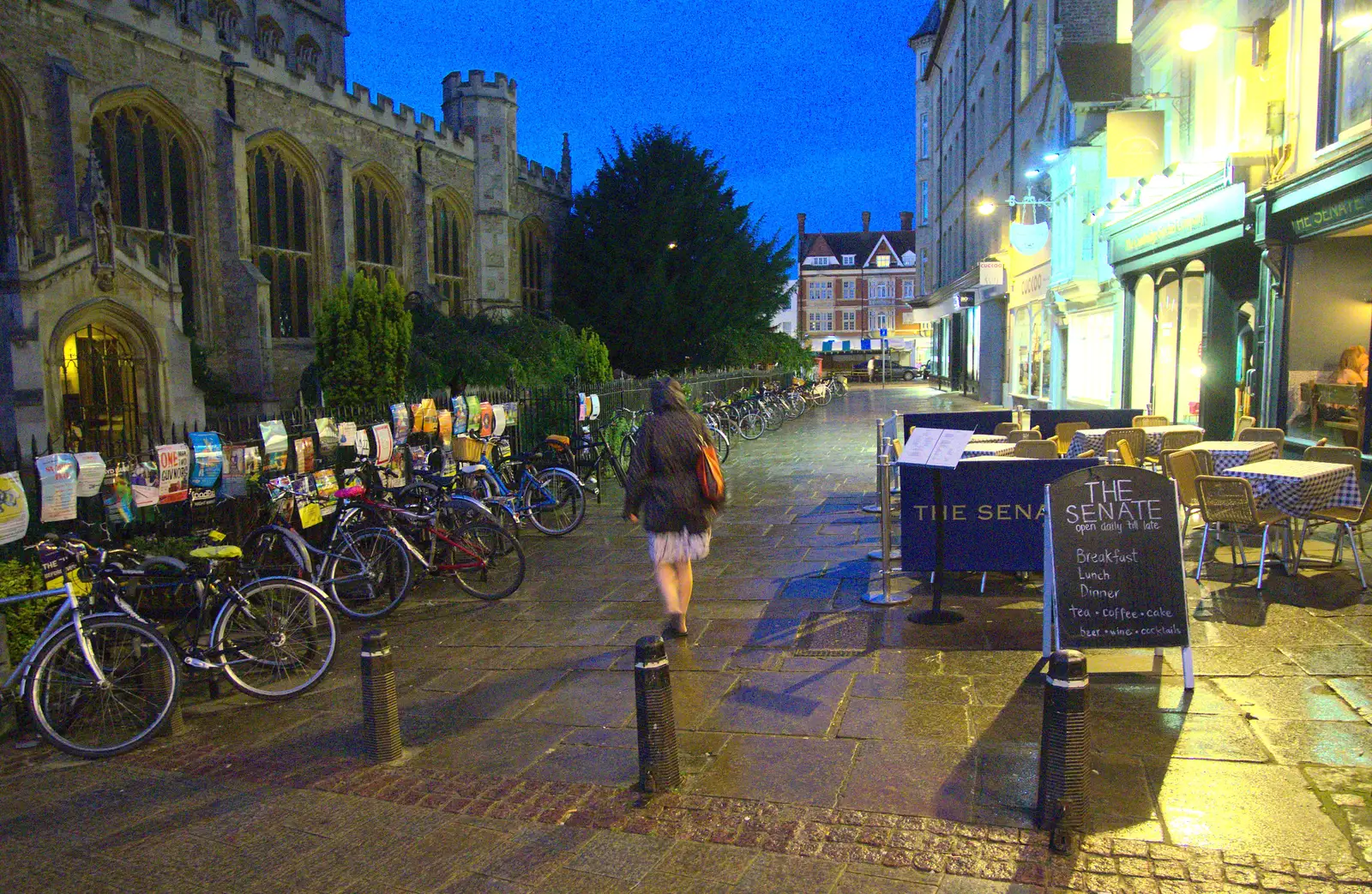 Isobel on St. Mary's Passage, from Back in the 'Bridge: an Anniversary, Cambridge - 3rd July 2016