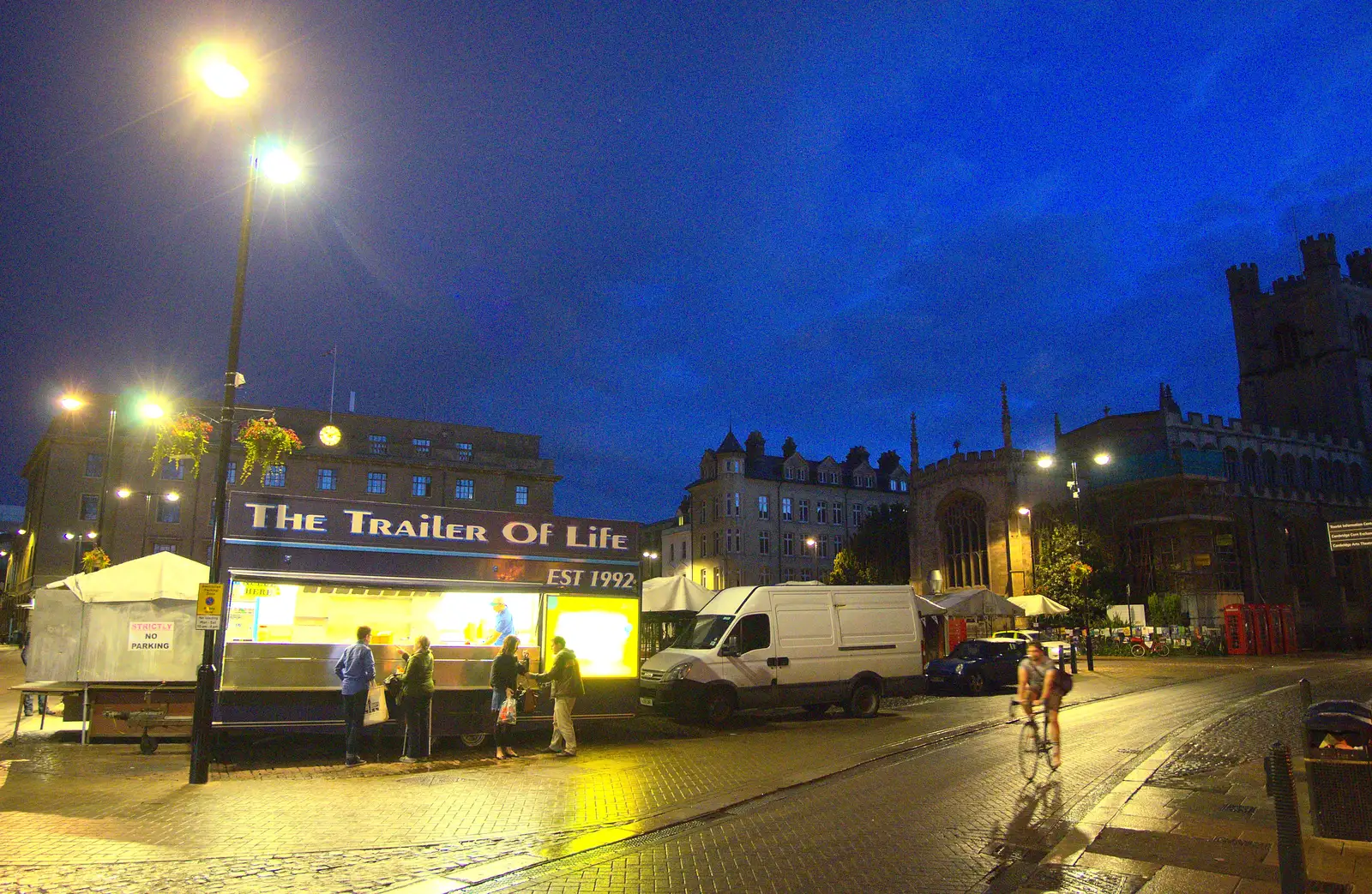 The Trailer of Life, in the market place, from Back in the 'Bridge: an Anniversary, Cambridge - 3rd July 2016