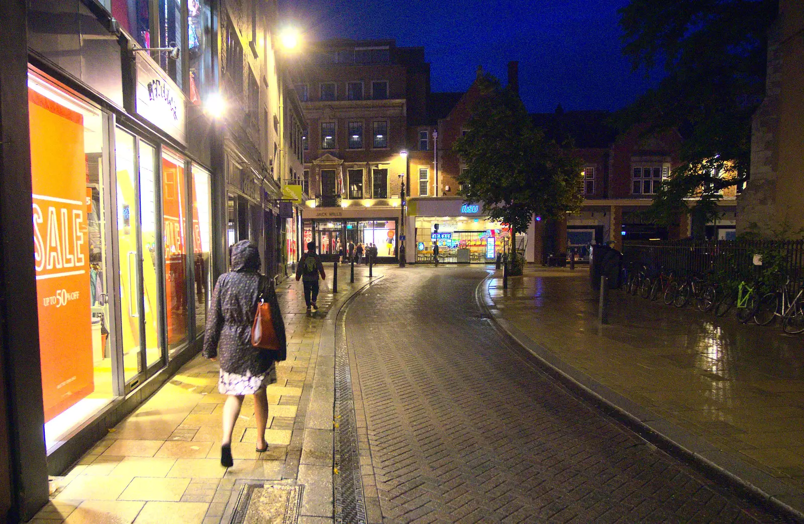 Isobel walks around Cambridge, from Back in the 'Bridge: an Anniversary, Cambridge - 3rd July 2016