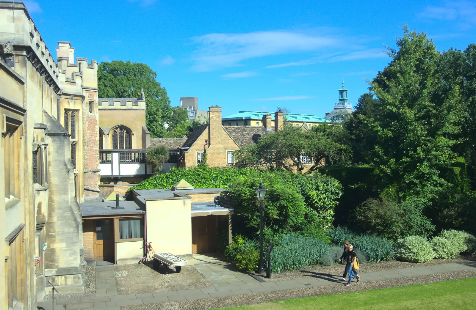 The view from an upstairs window, from Back in the 'Bridge: an Anniversary, Cambridge - 3rd July 2016