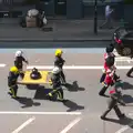 The firemen carry a bell, Harry's Sports Day and a London March, Southwark and Eye, Suffolk - 7th July 2016