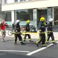 The bell is carried up Southwark Street, Harry's Sports Day and a London March, Southwark and Eye, Suffolk - 7th July 2016