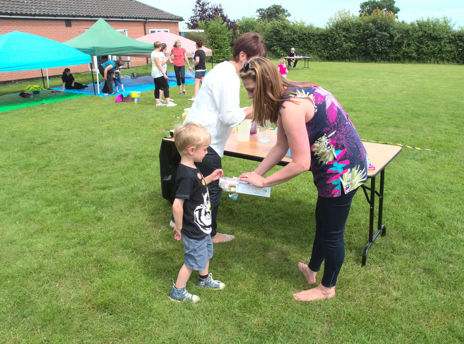 Harry gets a cake or something, from Harry's Sports Day and a London March, Southwark and Eye, Suffolk - 7th July 2016