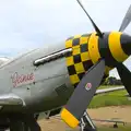 The nose of Janie, "Our Little Friends" Warbirds Hangar Dance, Hardwick, Norfolk - 9th July 2016