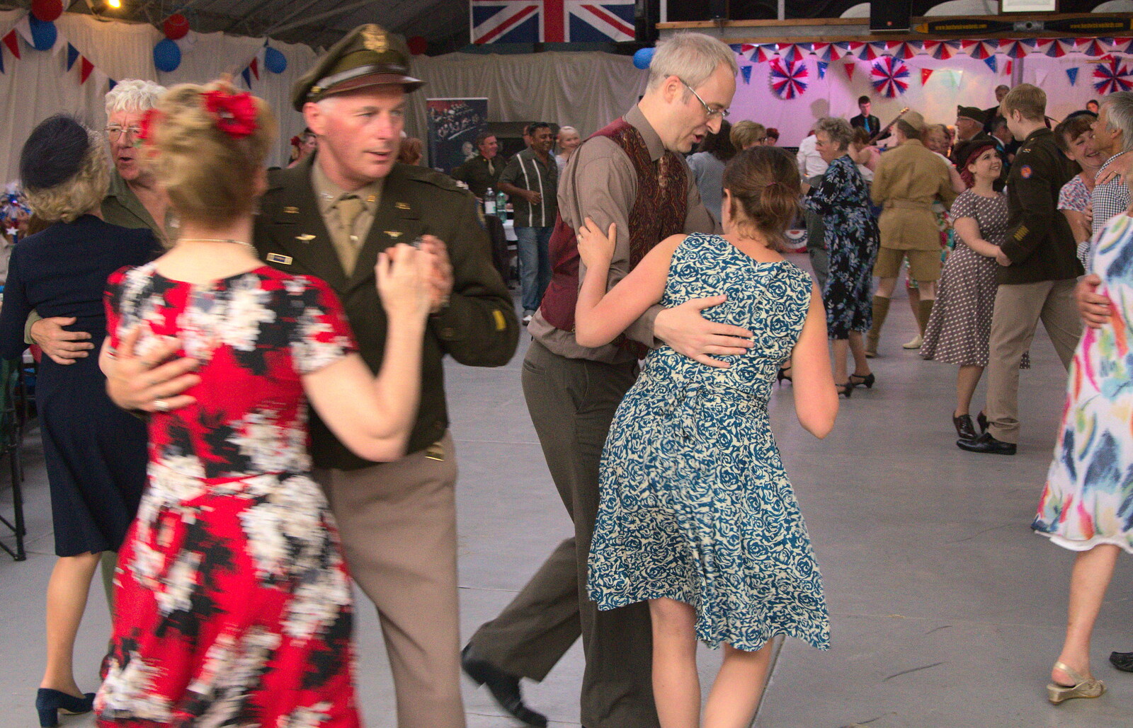 Isobel busts some 1940s moves from "Our Little Friends" Warbirds Hangar Dance, Hardwick, Norfolk - 9th July 2016