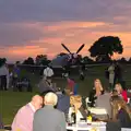 Picnicers in the evening, "Our Little Friends" Warbirds Hangar Dance, Hardwick, Norfolk - 9th July 2016