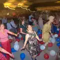 Some kind of 1940s line-dancing is going on, "Our Little Friends" Warbirds Hangar Dance, Hardwick, Norfolk - 9th July 2016