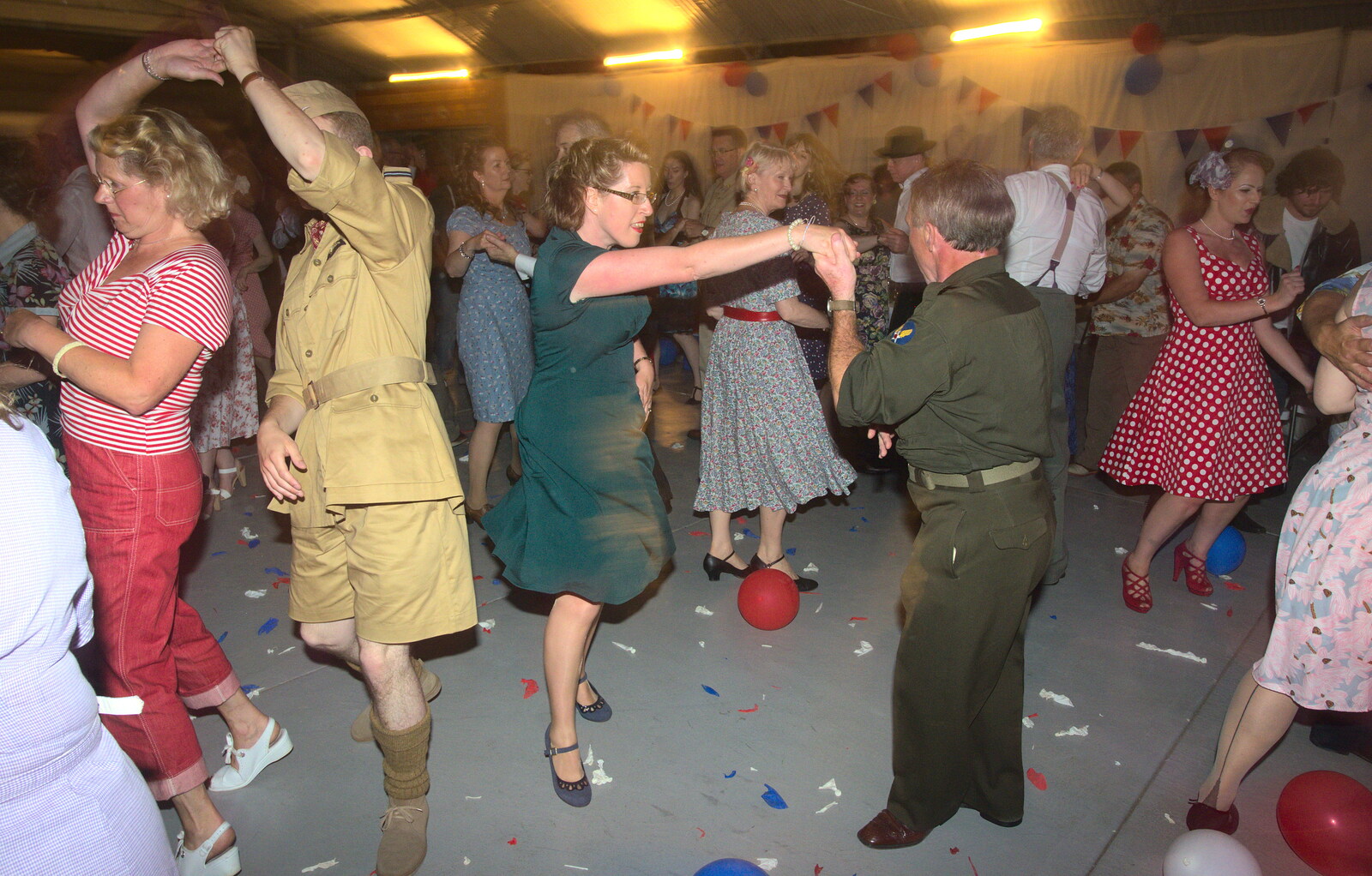 Some more swing dancing from "Our Little Friends" Warbirds Hangar Dance, Hardwick, Norfolk - 9th July 2016