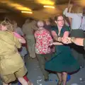 Suzanne does some crazy dancing, "Our Little Friends" Warbirds Hangar Dance, Hardwick, Norfolk - 9th July 2016