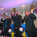 Trombone styling from the Jonathan Wyatt big Band, "Our Little Friends" Warbirds Hangar Dance, Hardwick, Norfolk - 9th July 2016