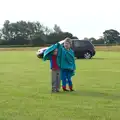 The boys under a blanket, "Our Little Friends" Warbirds Hangar Dance, Hardwick, Norfolk - 9th July 2016