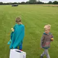 The boys are surprised to see a microwave, "Our Little Friends" Warbirds Hangar Dance, Hardwick, Norfolk - 9th July 2016