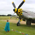 Looking at Janie in the morning, "Our Little Friends" Warbirds Hangar Dance, Hardwick, Norfolk - 9th July 2016