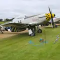 Janie the Mustang and the other planes, "Our Little Friends" Warbirds Hangar Dance, Hardwick, Norfolk - 9th July 2016